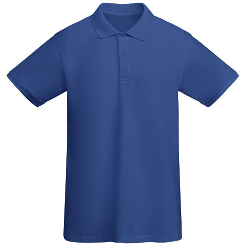 Polo personnalisé coton bio 210gr Homme Prince ROLY Bleu royal